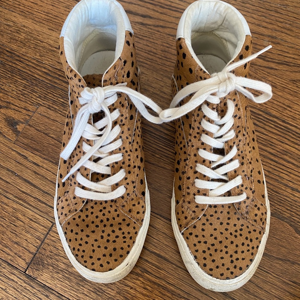 Madewell Calf Hair High Tops